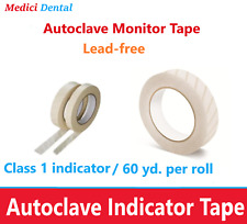 Dental Autoclave Indicator Tape Class 1 Indicator Lead-free 60 Yd. Per Roll
