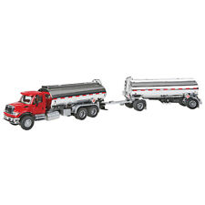 Walthers International R 7600 Tank Truck Wtrailer Red Cabchrm Tanks Ho Scale