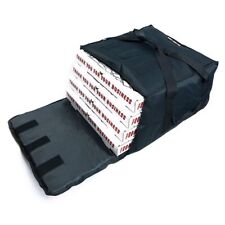 Pizza Delivery Bags Thick Insulated Holds 4-5 16 Or 18 Pizzas Black.