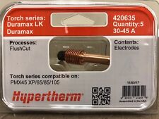 Hypertherm Flushcut Electrodes 420635 Powermax 45 Xp 65 85 105 Plasma 30-45a