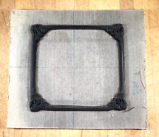 Vintage Printing Letterpress Rubber Block Cut Fancy Frame 4 X 3 34 1041