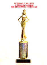 Beauty Pageant Trophy Trophy Trophies Parts Top Tops 9 Colors