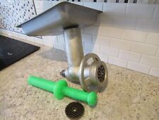 12 Hub Cast Iron Meat Grinder Chopper Attachment For Hobart Mixers Knife Tray
