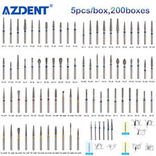 1000pcs200box Azdent Dental Diamond Burs For High Speed Handpiece Friction Grip