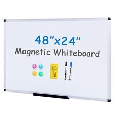 Viz-pro White Board Dry Erase Board With 1 Dry Eraser 2 Markers And 4 Magnets