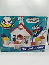 Hasbro Snoopy Friends Sno-cone Machine Vintage 1999 Open Box