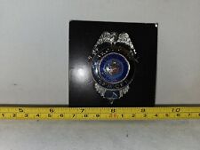 Lot2e 1-vintageobsolete Security Badge State Of Wisconsin