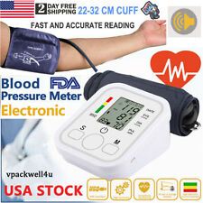 2024 Digital Automatic Blood Pressure Monitor Upper Arm Bp Machine Heart Rate Hp
