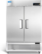 54 Commercial Freezer Icecasa Double Door Commercial Reach-in Freezer 49 Cu.ft