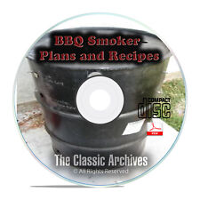 How To Build A Meat Smoker Smokehouse Plans Smoking Meat Guides Recipes Cd B72