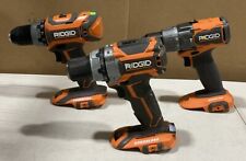 Lot Of 3 Ridgid Drills. Comes With R860054 R86115 And R86009