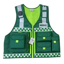 Hi Viz Medic Paramedic Ambulance Response Equipment Vest Uk Free Delivery