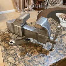 Vintage 195os Columbian No.603 Machinist Visewith Swivel Base3 Jaw26 Lbs