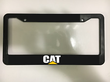Cat Caterpillar Construction Equipment Machine Work Trabajo License Plate Frame