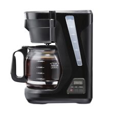 12 Cup Programmable Coffee Maker Glass Carafe Blackwith Auto Shut Off