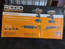 Ridgid R9225 18v Brushless 4-tool Combo Kit