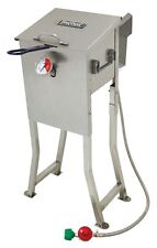Bayou 700-725 2.5 Gallon Stainless Steel Propane Deep Fryer W Basket Regulator