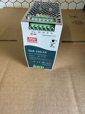 Mean Well Sdr-240-48 240w 48v 5a Ac To Dc Din-rail Power Supply