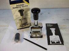 Rogers Automatic Numbering Stamp Machine With Ink And Stylus - New Sealed