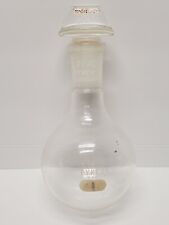 Vintage Pair Pyrex 250ml 2440 Round Bottom Boiling Flask Beaker