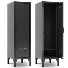50metal Storage Cabinetblack Metal Lockable Locker With Doors And Shelves