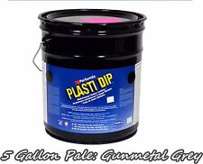 Plasti Dip Gunmetal Grey 5 Gallon Pale Bucket Ready To Spray Rubber Dip Spray