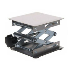 4x4 Lab Jack Stand Rack Scissor Stainless Steel Rack Lifting Platforms 100mm