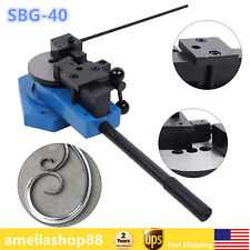 Sbg-40 Metal Bender Scroll Bender Universal Flat Round Square Bending Tool