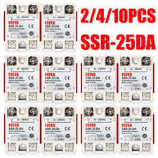 2-10pcs Ssr-25da Solid State Relay Module 25a Dc3-32v Input Ac24-380v Output Usa