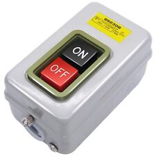 Mxuteuk Ac 220v380v Push Button Switch Onoff Start Stop Switch 3 Phase Self...