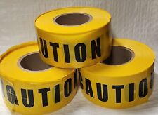 Yellow Caution Tape 3 X 1000 Feet Only Sale Box Of 10 Roll 