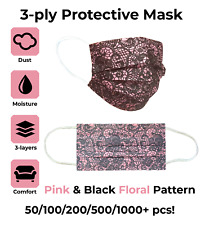 Disposable Surgical Mask Face Mouth Cover With Patterns Design 3-ply Non Medical