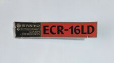 Sanyo Electric Cash Register Ecr-16ld Vintage Original Metal Badge Sign