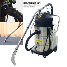 60l Commercial Carpet Cleaner Machine Carpet Cleaning Extractor W Accessories