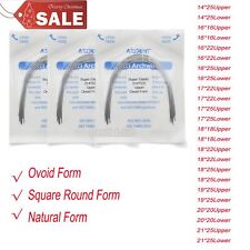 Dental Orthodontic Super Elastic Niti Rectangular Arch Wires Ovoidnatural Form