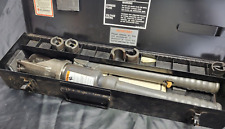 Burndy Y39 Hypress Hydraulic Crimping Tool With Case 5 Dies Good Condition