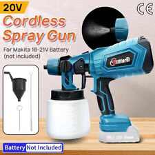 Cordless Electric Paint Sprayer Airless Spray Gun For Makita 18v Without Battery