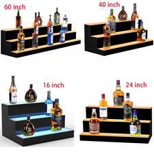 16244060 Inch 3tier Led Liquor Bottle Display Shelf For Home Bar Commercial