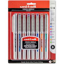 Uni-ball San1734916 Needle Vision Soft Grip Pens 8 Pack.