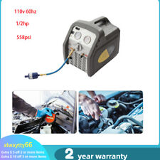Portable Hvac Refrigerant Ac Air Conditioner Recovery Machine 12hp Two Cylinder