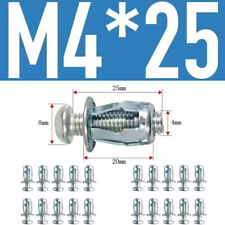 20 Pieces Nut Expansion M4 M5 M6 Car Dowels Screw Petal Jack Nuts For Metal