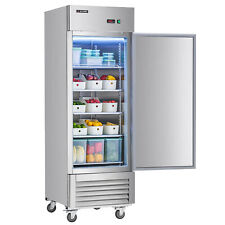 Etl 27in Stainless Steel Refrigerator - Restaurant 1 Solid Door Commercial
