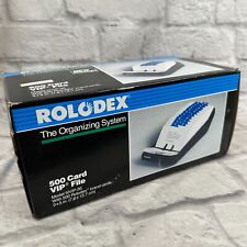 Vtg Rolodex 500 Card Vip Organizing Business Card System New 3x5 Model Nvip-35
