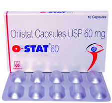 Pack Of 10 Capsule O-stat Obinil Hs Orlistat Weight Loss 60 Mg Fat Burn