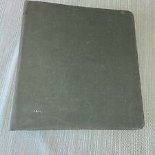 Very Vintage Green Cloth 3-ring Binder W15 Pages - New York Loose Leaf Corp.
