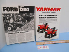 Ford 1200  Ym Series Yanmar Compact Tractor Sales Flyers