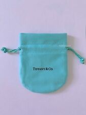 Tiffany Co Empty Packaging Small Bluedrawstring Closure Jewelry Pouch- New