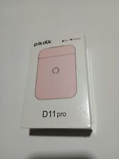 Pikdik D11 Pro Mini Printer Pink Bluetooth Lable Maker With Tape New In Package