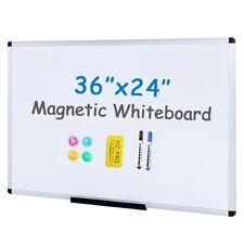 Magnetic Whiteboard Dry Erase Board Includes 1 Eraser 2 Markers 4 Magnet