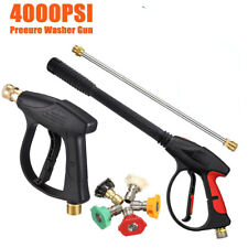 High Pressure 4000psi Washer Gun For Car Wash Foam Spray Short Wand Gun Nozzles